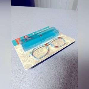 Blue light screen protect glasses+case